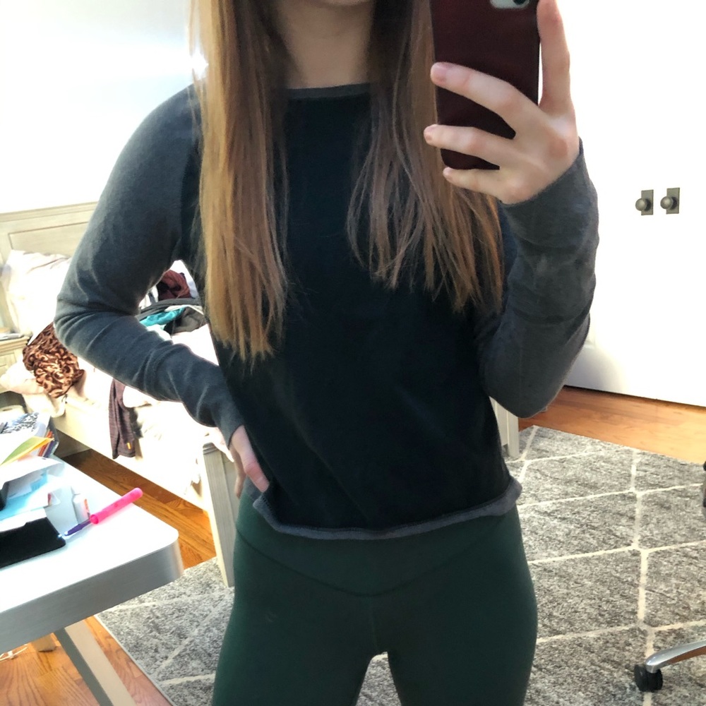 Long Sleeve Cropped Shirt